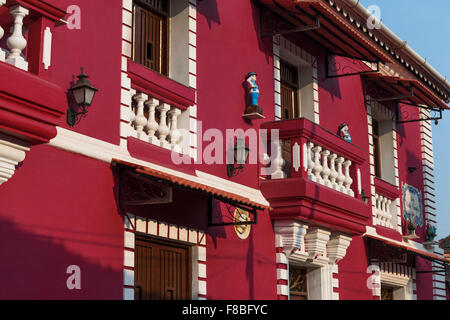 Maison de style traditionnel portugais, Panjim Goa Inde Trimestre Fontainhas Banque D'Images