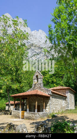 Ermita de Corona, Posada de Valdeón, Castilla y León, Espagne Banque D'Images