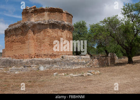 Les ruines romaines de Milreu, Estoi, Portugal Banque D'Images