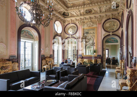 Palacio de Estoi (le Palais d'Estoi), près de Faro Portugal Banque D'Images