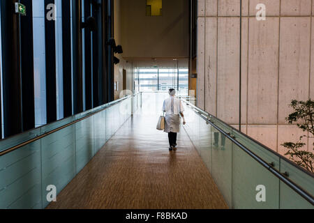 Couloir de l'hôpital. Banque D'Images