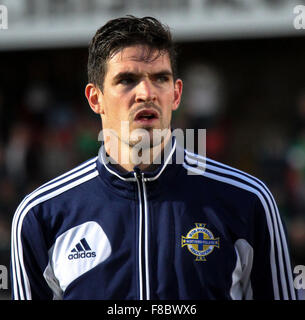 L'Irlande du Nord de football international Kyle Lafferty. Banque D'Images