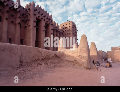 Grande Mosquée de Djenné, au Mali. Banque D'Images