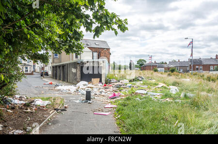 Foutaise à feu de loyalistes au site Belfast Banque D'Images