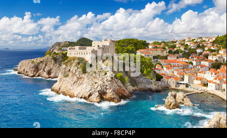 La vieille ville de Dubrovnik, Croatie Banque D'Images