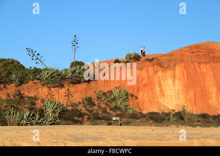 Praia da Falésia, Vilamoura, Quarteira, Algarve, Portugal, Europe Banque D'Images