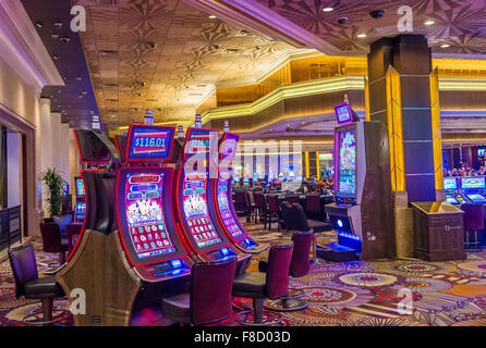 L'intérieur de MGM Hotel and Casino à Las Vegas Banque D'Images
