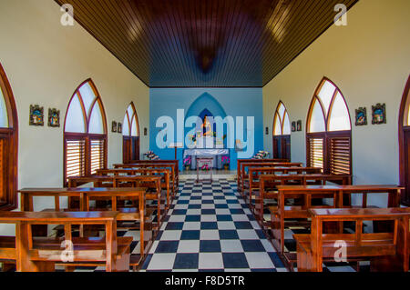 Chapelle Alto Vista, l'attraction d'Aruba, îles ABC Banque D'Images
