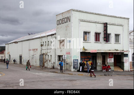 Cinéma Odéon Bâtiment à Grahamstown dans la province d'Eastern Cape d'Afrique du Sud Banque D'Images