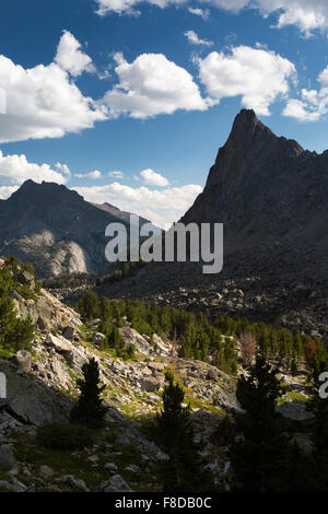 Les régions alpines de la Wind River Mountains Wilderness Bridger, Wyoming, Banque D'Images