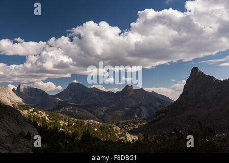 Les régions alpines de la Wind River Mountains Wilderness Bridger, Wyoming, Banque D'Images