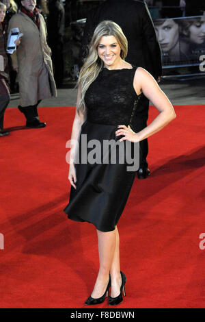 Londres, Royaume-Uni. Le 08 déc, 2015. Anna Williamson participant à la UK Premiere de la Danish girl à l'odéon Square Londres 8 décembre 2015 Crédit : Peter Phillips/Alamy Live News Banque D'Images