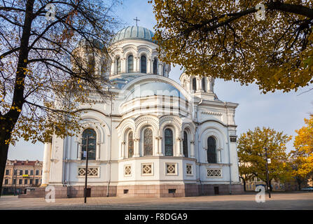 L'Archange Saint-Michel Church (Église de garnison), Kaunas, la deuxième ville de Lituanie Banque D'Images