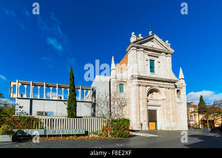 Eglise San Agustin, le siège des Archives municipales de Valladolid. Castille et Leon, Espagne. Banque D'Images