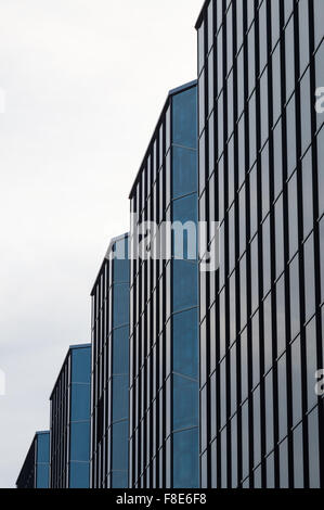 Entreprise moderne d'extérieur de bâtiment, abrégé en perspective Banque D'Images