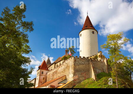 Château Krivoklat, République Tchèque, Europe Banque D'Images