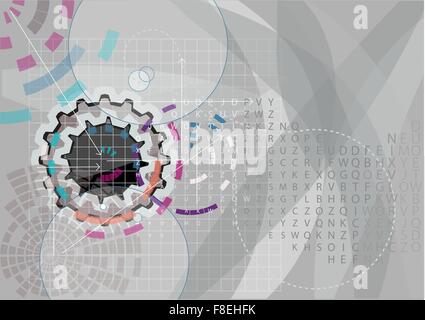 Contexte avec vitesses. abstract vector illustration industrielle Illustration de Vecteur