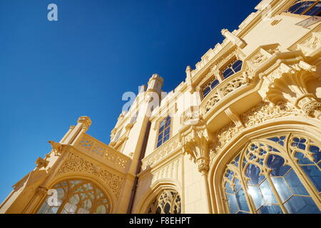 Château de Lednice, République Tchèque, Europe Banque D'Images