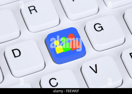 Les réfugiés de l'intégration des étrangers immigrants immigration diversité multiculturelle sur internet Banque D'Images