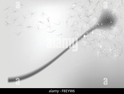 Pissenlit géométrique Illustration de Vecteur