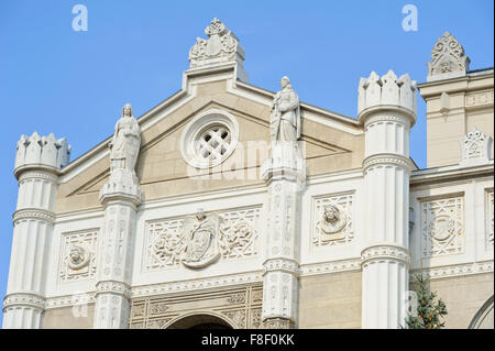 Vigadó salle de concert conçue par Frigyes Feszl en 1859 à Budapest, Hongrie. Banque D'Images