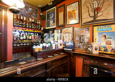 Naughton's Pub Tigh Neachtain, Galway Irlande Banque D'Images