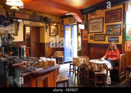 Naughton's Pub Tigh Neachtain, Galway Irlande Banque D'Images