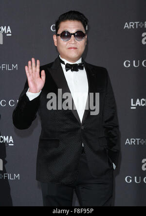 LACMA Art  + Film 2015 Gala tenu au LACMA comprend : PSY Où : Los Angeles, California, United States Quand : 07 Nov 2015 Banque D'Images