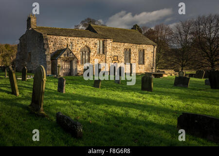 All Saints Church (église) Weston, Otley, Yorkshire, Angleterre Banque D'Images