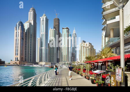 Dubaï - Emirats Arabes Unis, Marina Banque D'Images