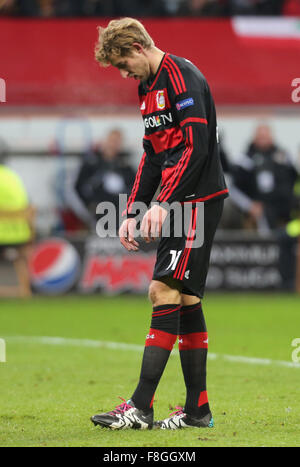 Leverkusen, Allemagne, le 9 mai 2015. Ligue des Champions, Bayer 04 Leverkusen vs FC Barcelone : Stefan Kiessling (Leverkusen). Credit : Juergen Schwarz/Alamy Live News Banque D'Images