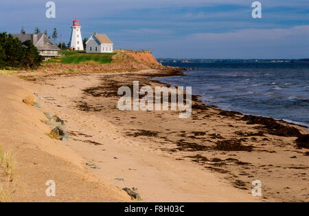 Phare de Panmure Island, Prince Edward Island, Canada Banque D'Images