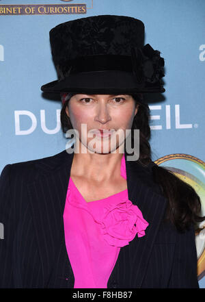 Los Angeles, Californie, USA. 9Th Mar, 2015. Karina Lombard arrive pour le Cirque du Soleil's ''KURIOS ''" Cabinet de Curiosités'' Soirée d'ouverture au Dodger Stadium. Credit : Lisa O'Connor/ZUMA/Alamy Fil Live News Banque D'Images