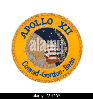La mission Apollo 12 d'un insigne de l'alunissage Banque D'Images