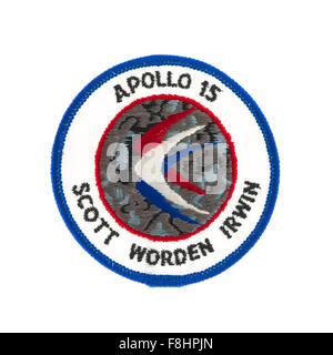 La mission Apollo 15 d'un insigne de l'alunissage Banque D'Images