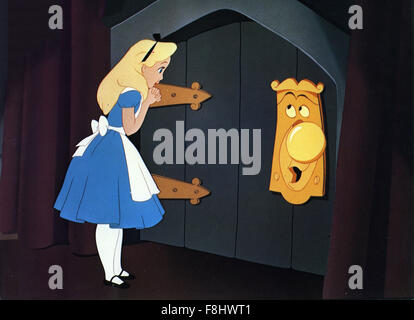 Alice au Pays des merveilles - Walt Disney Pictures - Clyde Geronimi Directeur - 1951 Banque D'Images