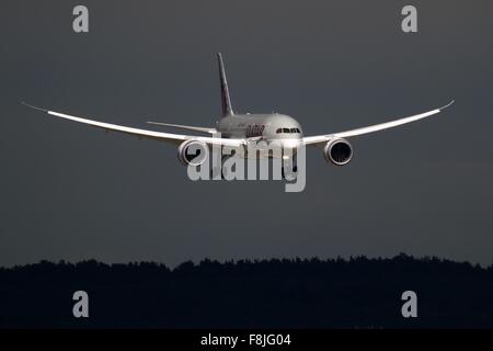 Qatar Airways Boeing 787 Dreamliner Banque D'Images