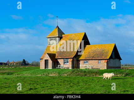 Thomas a Becket Église à Fairfield, Romney Marsh, Kent, Angleterre, Royaume-Uni Banque D'Images