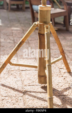 Cadre de porte-parapluie en bambou, stock photo Banque D'Images