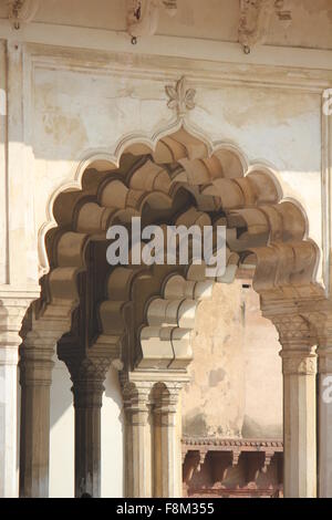 Agra, Inde, le 26 novembre 2012. Fort d'Agra. Le Fort d'Agra est un site du patrimoine mondial de l'Unesco situé à Agra, Uttar Pradesh, Inde. Banque D'Images