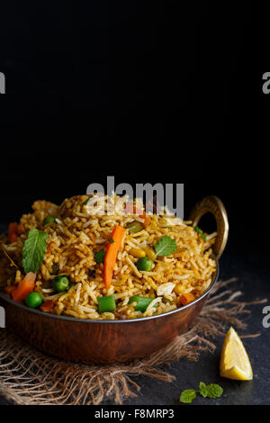 Biryani de légumes Banque D'Images