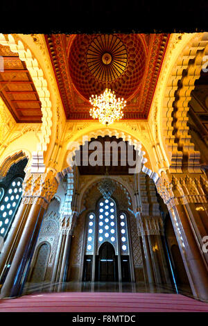 Casablanca Maroc Mosquée Hassan II détail Banque D'Images