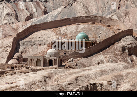 Mosquée du village de Toyuq, région autonome du Xinjiang, Chine. Banque D'Images