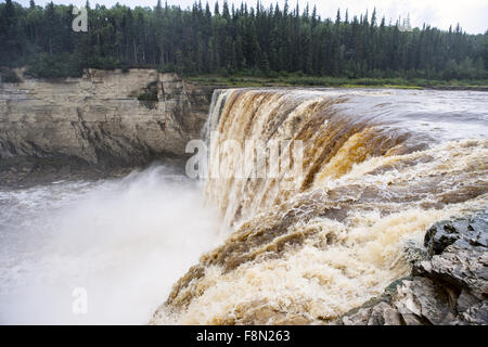 Alexandra Falls dans les Territoires du Nord-Ouest, Canada Banque D'Images