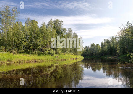 De beaux paysages de la nature sauvage de la péninsule de Yamal, Russie Banque D'Images