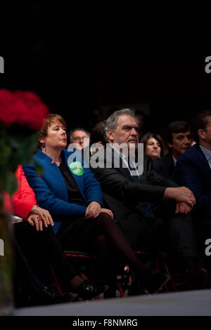 Créteil, France. 09Th Dec, 2015. Claude Bartolone, PS réunion politique de l'aile gauche française, CRETEIL, France Crédit : Ania Freindorf/Alamy Live News Banque D'Images