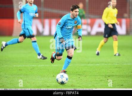 Leverkusen, Allemagne. 9Th Mar, 2015. Lionel Messi (Barcelone) : Football/soccer Ligue des Champions Groupe E match entre Bayer 04 Leverkusen 1-1 FC Barcelone au BayArena à Leverkusen, Allemagne . Credit : Takamoto Tokuhara/AFLO/Alamy Live News Banque D'Images