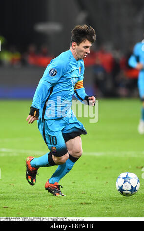 Leverkusen, Allemagne. 9Th Mar, 2015. Lionel Messi (Barcelone) : Football/soccer Ligue des Champions Groupe E match entre Bayer 04 Leverkusen 1-1 FC Barcelone au BayArena à Leverkusen, Allemagne . Credit : Takamoto Tokuhara/AFLO/Alamy Live News Banque D'Images