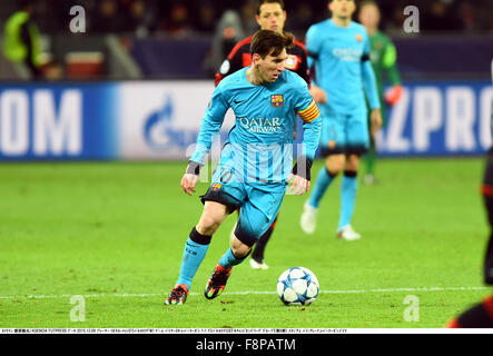 Leverkusen, Allemagne. 9Th Mar, 2015. Lionel Messi (Barcelone) : Football/soccer Ligue des Champions Groupe E match entre Bayer 04 Leverkusen 1-1 FC Barcelone au BayArena à Leverkusen, Allemagne . Credit : Takamoto Tokuhara/AFLO/Alamy Live News Banque D'Images