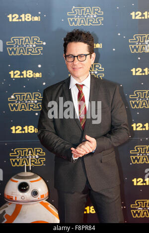 J.J. Abrams, Dec 10, 2015 : 2015/12/10 Tokyo, Directeur J.J. Abrams à Star Wars : La force première du film éveille à Roppongi Hills Arena. Michael Steinebach/Aflo Banque D'Images